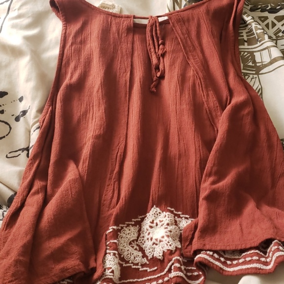 Backless loose blouse - Picture 2 of 2